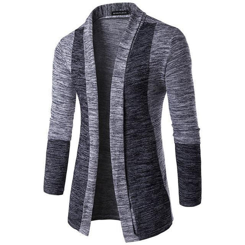 New Casual Men Cardigan Jacket Fashion Formal Men Jacket